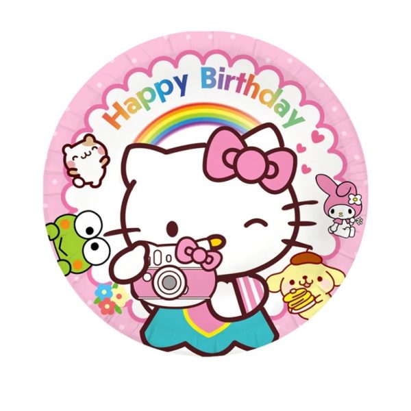 Hello Kitty Birthday Plates