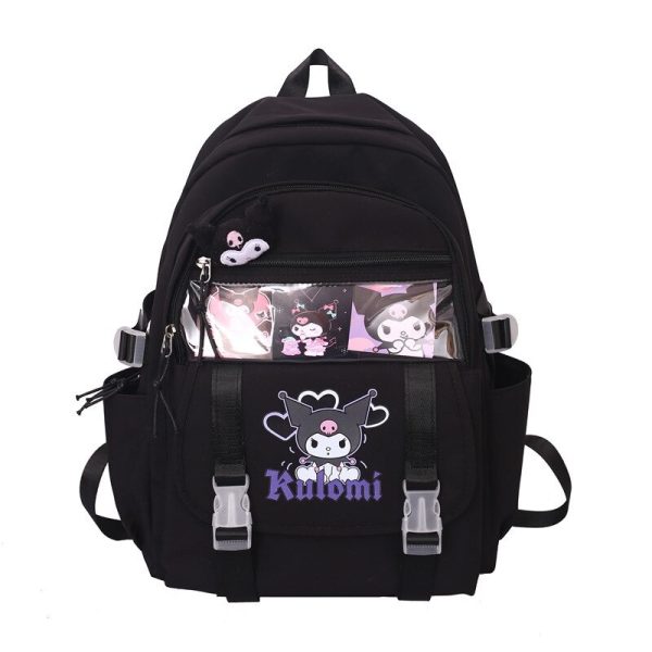 Black Kuromi Backpack