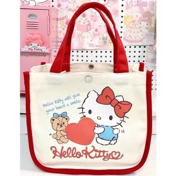 Hello Kitty Canvas Tote Bag
