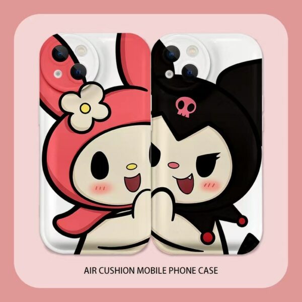 My Melody and Kuromi Matching Phone Cases