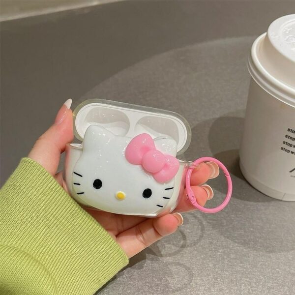 Clear Hello Kitty Airpod Case