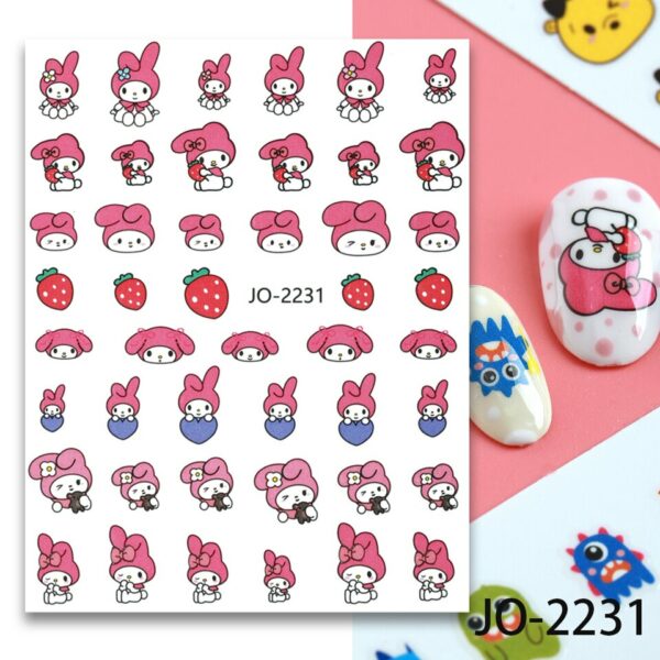 My Melody Nail Stickers