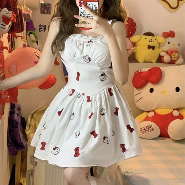 Hello Kitty Dress White