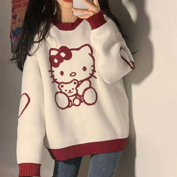 Hello Kitty Knitted Sweater