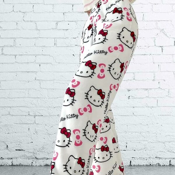 White Hello Kitty Pajama Pants
