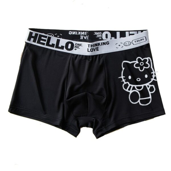 Hello Kitty Sanrio Black Boxers