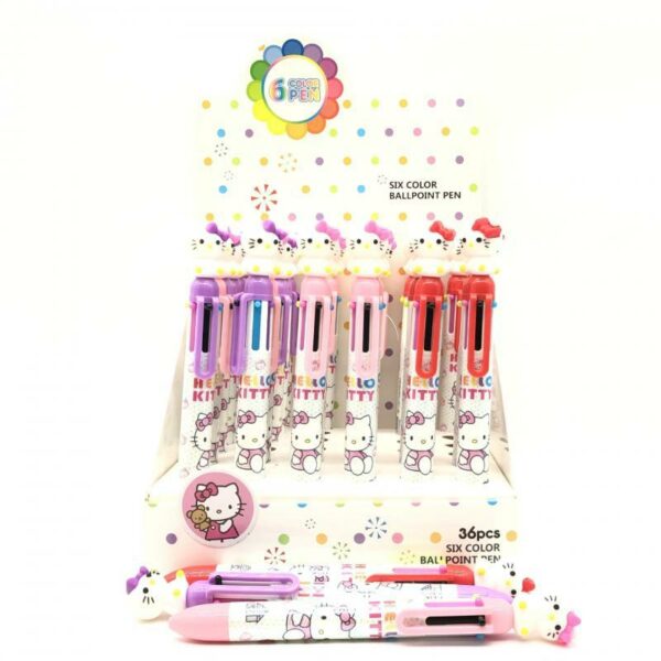 Hello Kitty 6 color pen
