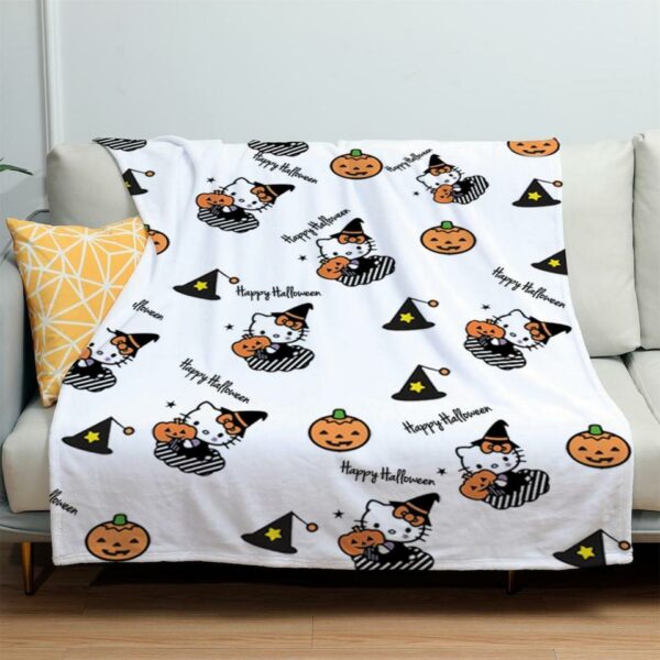 Hello Kitty Halloween Blanket