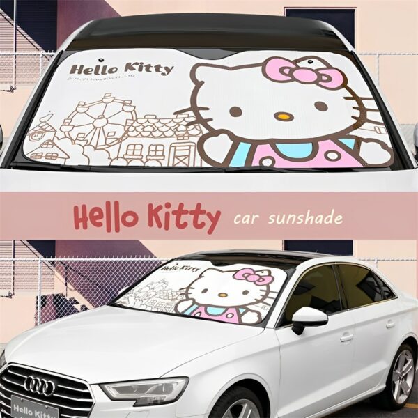Hello Kitty Windshield Sun Shade