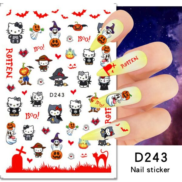 Hello Kitty Halloween Nail Stickers
