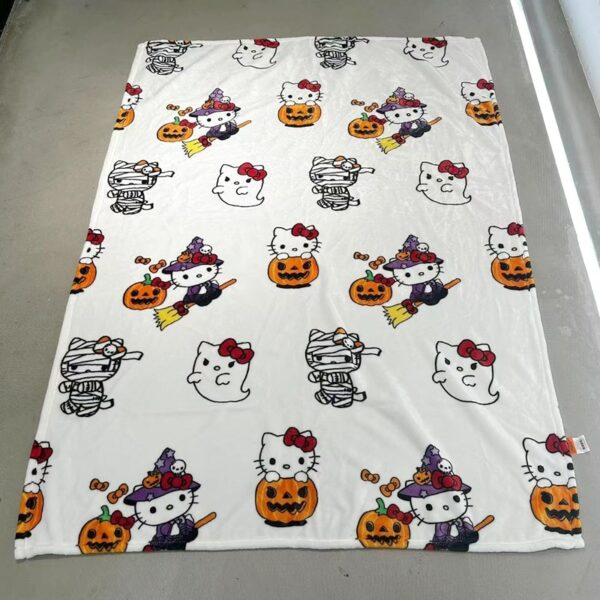 Throw Hello Kitty Halloween Blanket