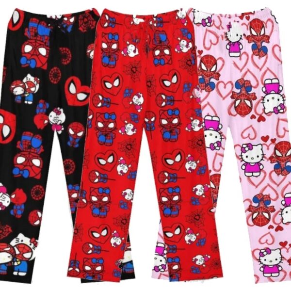 Hello Kitty Pajama Pants Spiderman